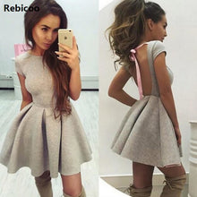 Load image into Gallery viewer, New 2018 Summer Dress Women Sexy Dress Lace Up Hollow Out Backless Short Bodycon A-line Mini Night Club Party Dresses