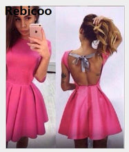 Load image into Gallery viewer, New 2018 Summer Dress Women Sexy Dress Lace Up Hollow Out Backless Short Bodycon A-line Mini Night Club Party Dresses